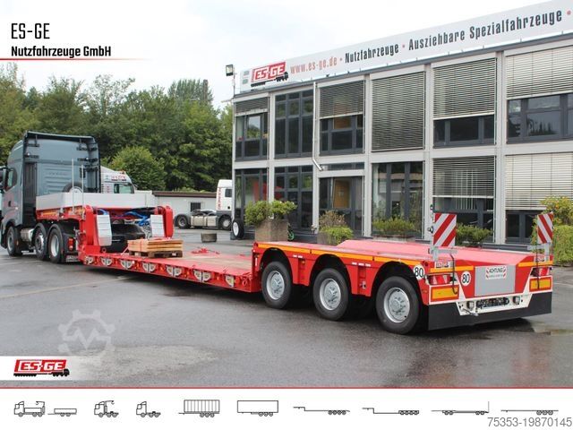 Низкорамный полуприцеп FAYMONVILLE MAX Trailer MAX510 Tiefbett 3x12 t PA