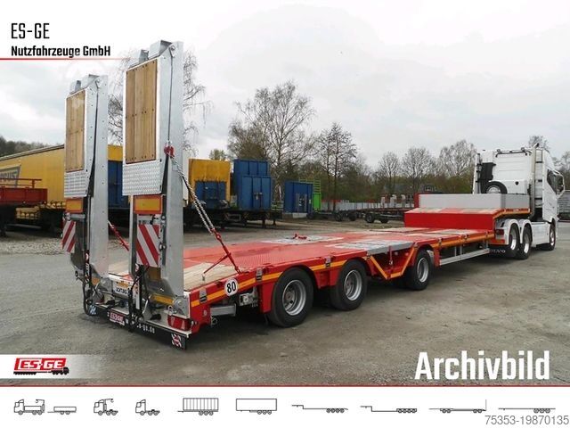 Низкорамный полуприцеп FAYMONVILLE MAX Trailer MAX100 Semi-Tieflader Radmulden