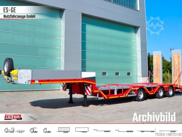 Низкорамный полуприцеп FAYMONVILLE MAX Trailer MAX100 Semi-Tieflader Radmulden