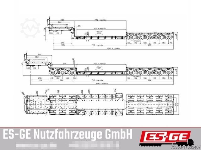 Низкорамный полуприцеп FAYMONVILLE MAX Trailer 3+5 Tiefbett (Baggerbett)