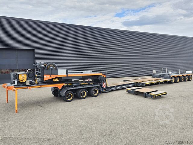 Низкий погрузчик Faymonville STBZ-5VA + 3 AXLE JEEP DOLLY / EXTENDABLE / REM...