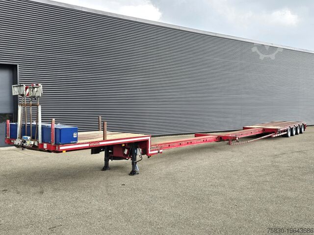 Низкий погрузчик Nooteboom MCO-58-04V / 2 x EXTENDABLE / STEERING AXLE