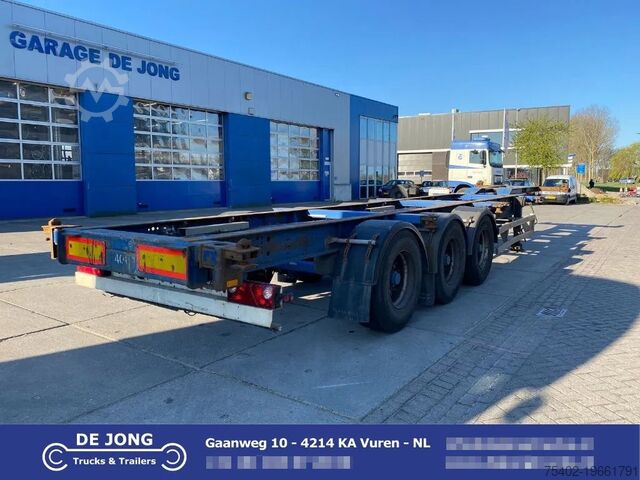 Контейнерные перевозки Turbo's Hoet 40 FT / BPW + Disc / 1x Lift Axle / 4690 KG!