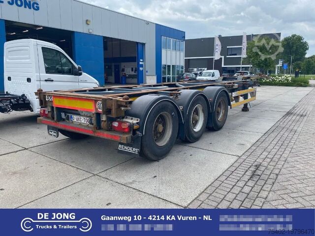 Контейнерные перевозки Van Hool Container Chassis / 40-45 FT / BPW