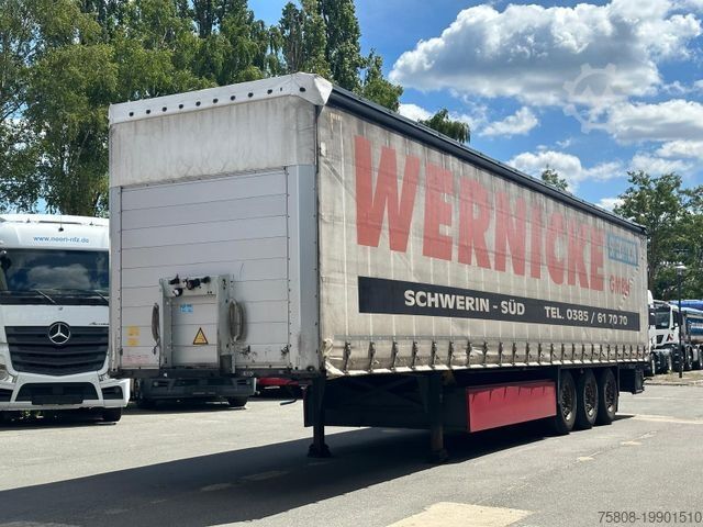 Открытый полуприцеп с тентом SCHMITZ CARGOBULL SCB Schiebeplane Edscha Palettenkasten