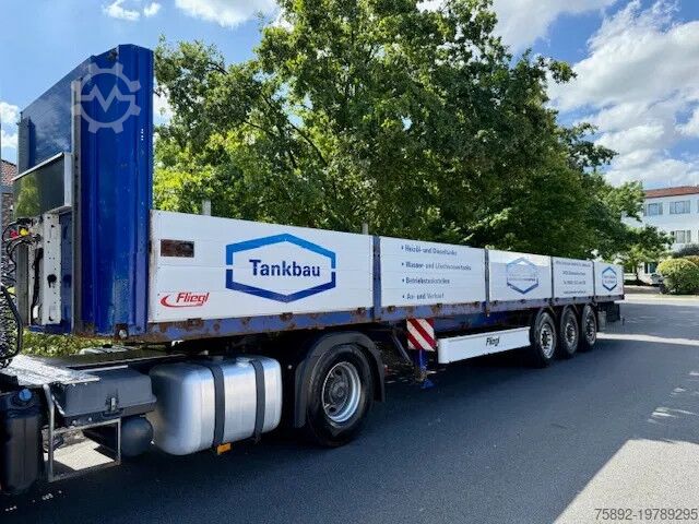 Грузоподъемная платформа Fliegl BPW / Liftachse / Bordwand