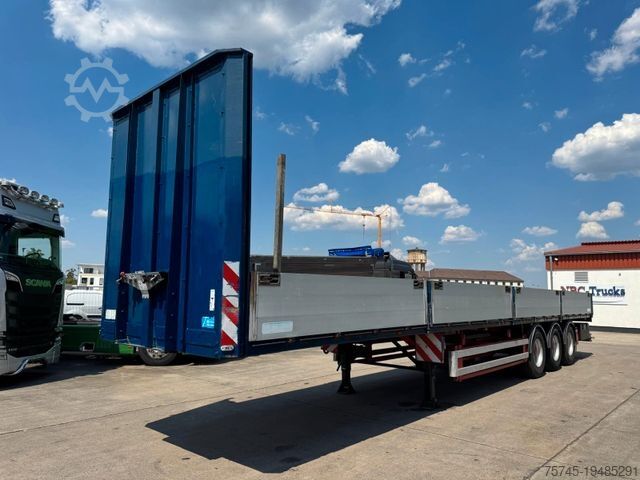 Открытый полуприцеп  M & V * PRITSCHE AUFLIEGER * BPW ACHSEN *RUNGEN