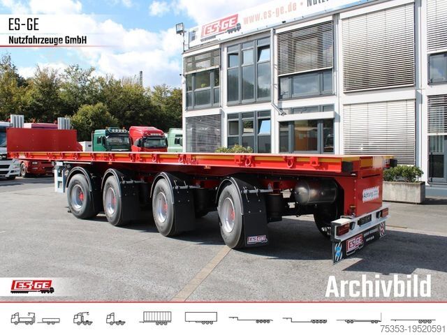 Полуприцеп с рабочей платформой ES-GE 4-Achs-Ballastauflieger