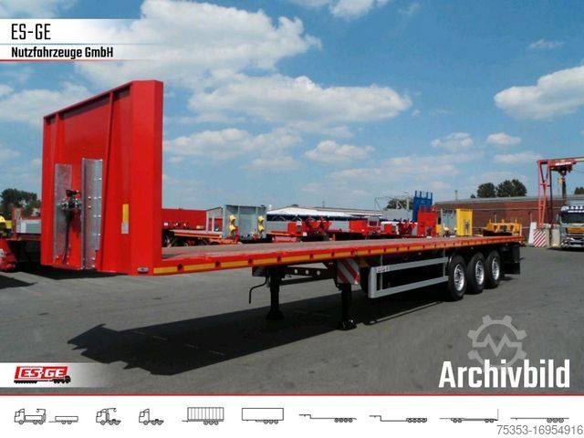 Полуприцеп с рабочей платформой ES-GE 3-Achs Sattelanhänger - Rungen + CV