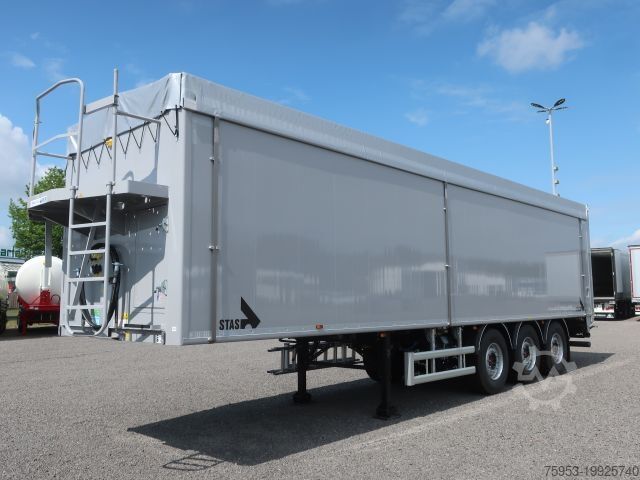 Полуприцеп с подвижным полом Stas S300ZX 60m³ 6 mm Schleuse Lift 6 x LED Rück SAF