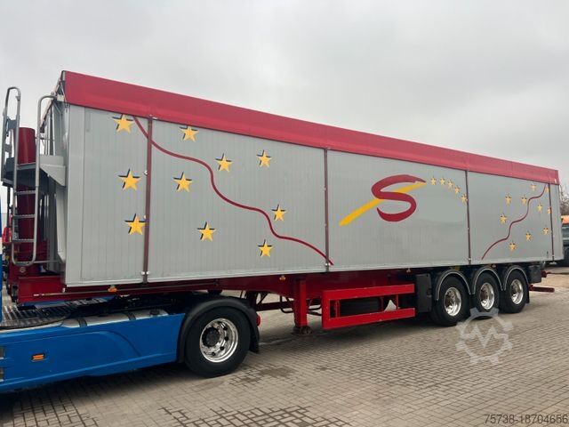 Полуприцеп-самосвал BENALU Optiliner 70m³/Alu/Plane/Podest/Getreideschieber