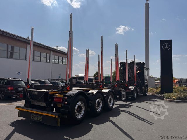 Лесовозный полуприцеп DOLL H3L-14X Langholz Lift+Lenkachse