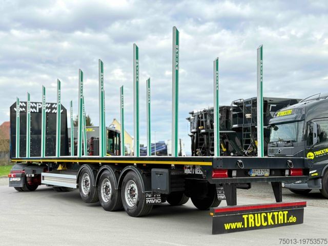 Лесовозный полуприцеп PAVIC Plateau f Schnitt- u. Rundholz, MIETEN?