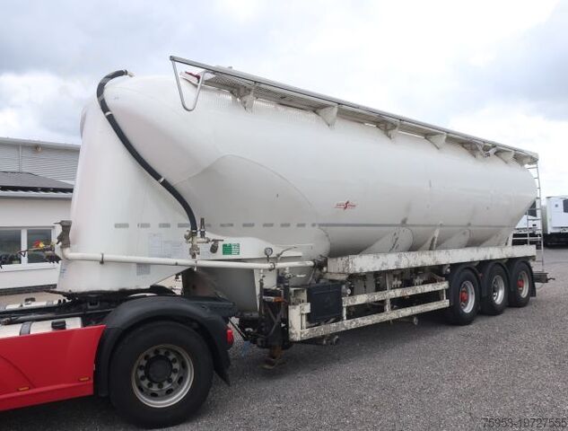 Силосный полуприцеп Spitzer SF 2755/4P 6 Kammern 55m³ liegend Silo Liftachse