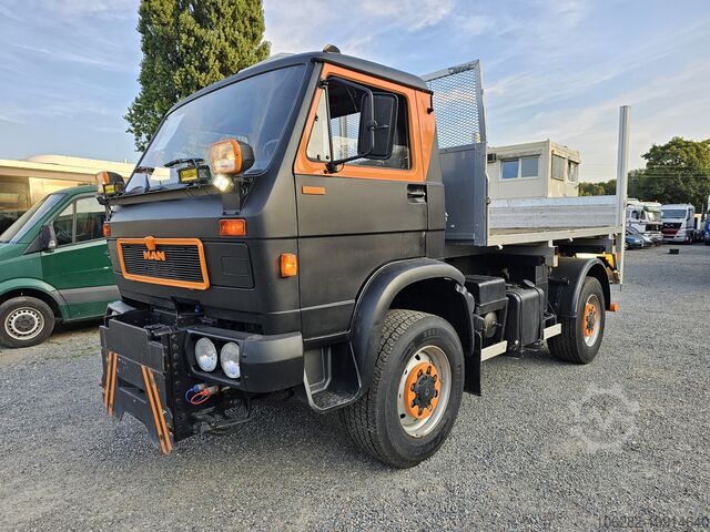 Грузовик с бортовой платформой (открытый) MAN FAE G90 4x4 9.150 9.136 8.136 VW-MAN Var