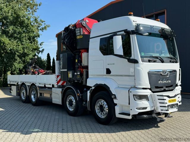 Бортовой грузовик MAN 35.510 8x4H-6 BL Pritsche mit Kran Palfinger