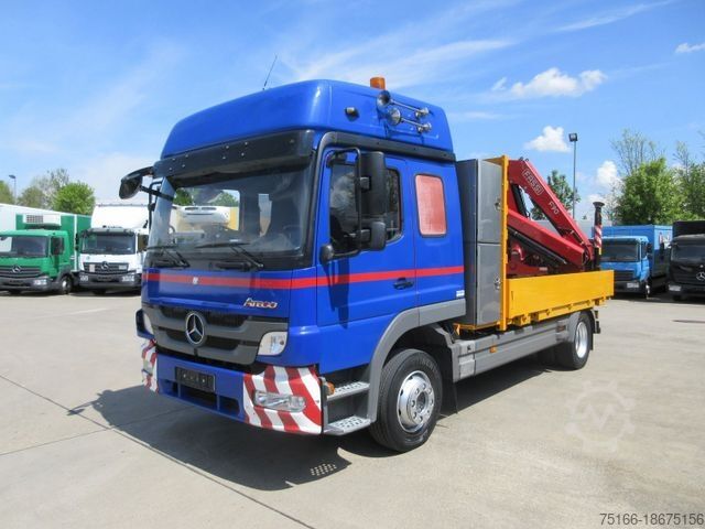 Бортовой грузовик MERCEDES-BENZ ATEGO 1224 L DOKA 6 -Sitzer FASSI 90 A.0.24*FUNK