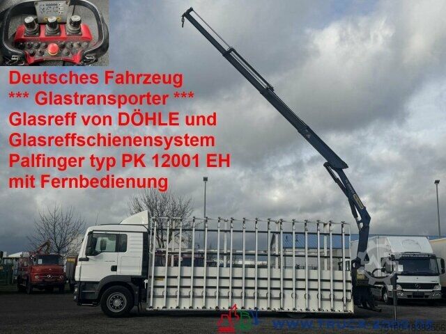 Бортовой грузовик MAN TGM 18.290 Glastransporter Glasreff PK12001EH FB