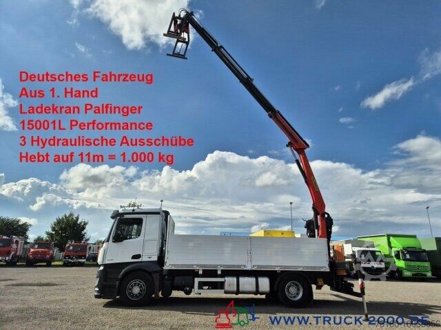 Бортовой грузовик Mercedes-Benz Antos 1836 PK 15001L 11m = 1t. 5+6 Steuerkreis