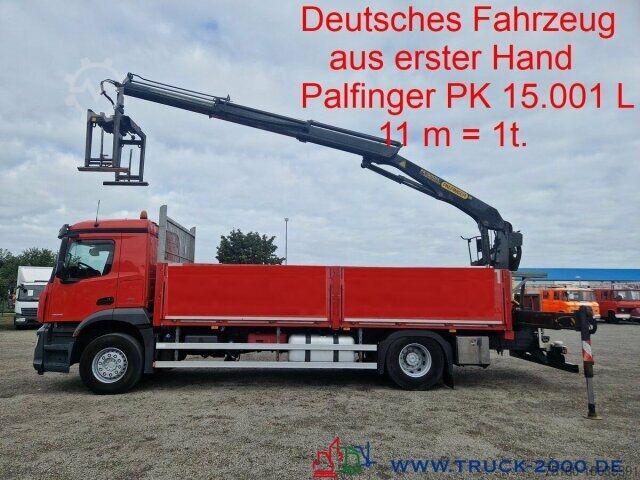 Бортовой грузовик Mercedes-Benz Arocs 1836 Kran PK15001L 11m=1t. 5+6.Steuerkreis