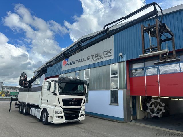 Бортовой грузовик MAN 26.580 TGX 6x2 Palfinger PK 23.001 L TEC 3