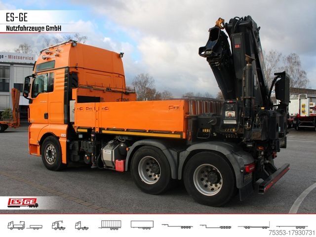 Бортовой грузовик MAN TGX 26.540 + HIABV-Ladekran 477E-4 HIPRO