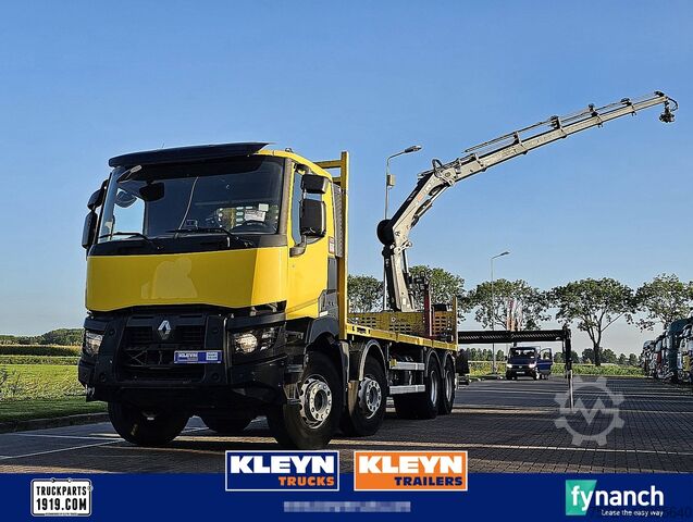 Платформенный трейлер RENAULT K 430 HIAB 232ES-5