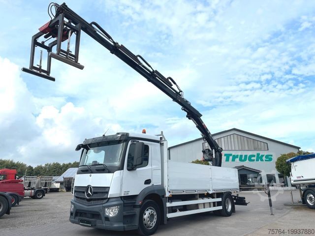 Бортовой грузовик MERCEDES-BENZ 1835 Antos / 6m Pritsche / HIAB 144 DLS-3 Pro