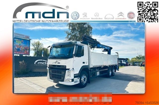 Бортовой грузовик VOLVO FM 420 Baustoff 6x2 lift/lenk Atlas Kran