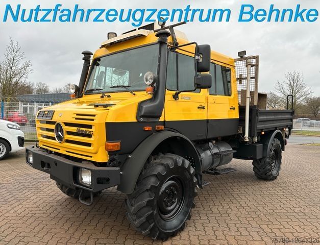 Бортовой грузовик UNIMOG U 4000 Doka Pritsche / AC/ Standhzg./ AHK/ EU5