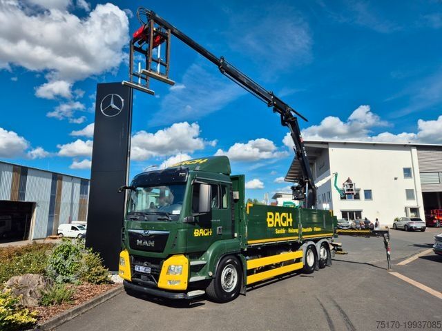 Бортовой грузовик MAN TGS 26.420 6x2-4 LL Hiab 177K PRO 2 Stück