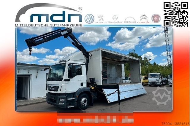 Бортовой грузовик MAN TGM 15.250 Koffer KRAN 14m FUNK EDSCHA