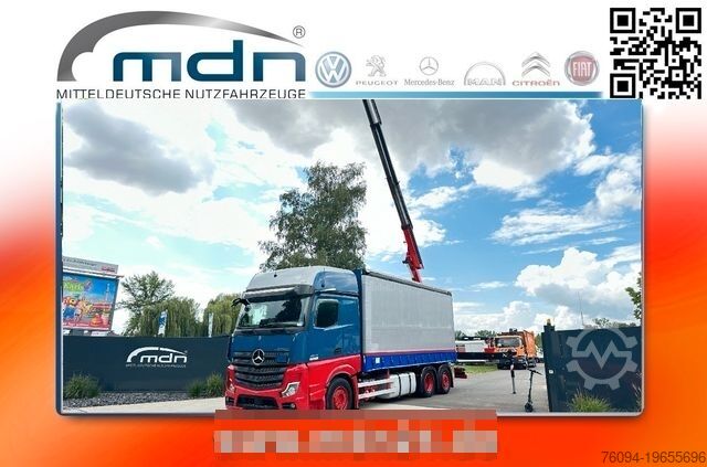 Бортовой грузовик MERCEDES-BENZ Actros 2548 6x2 Pritsche KRAN Edscha lift/lenk