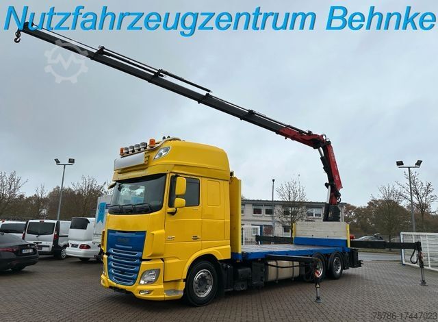 Бортовой грузовик DAF XF 460 Container/Fassi 365A+Funk/14.8m = 1.8t/E6