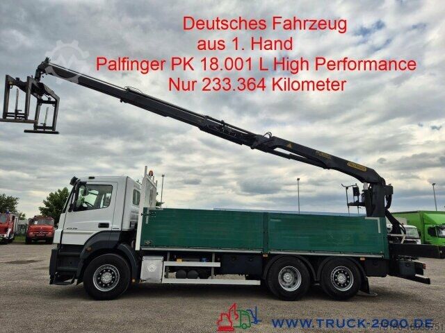 Бортовой грузовик Mercedes-Benz Axor 2536 Palfinger PK 18001 HP Nur 233.964 KM
