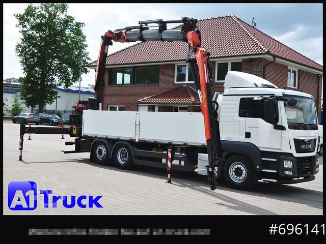 Бортовой грузовик MAN TGS 26.440, PK27002 Jib 21m, Funk, Lift-Lenkachse,
