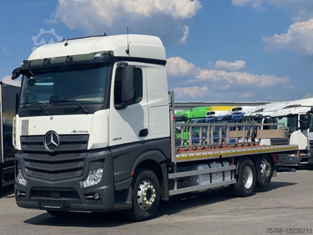 Бортовой грузовик MERCEDES-BENZ ACTROS 2543 L/STANDKLIMA /STAPLER. /GASTRANSPORT