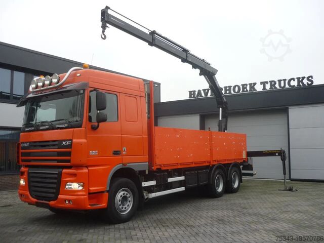 Грузоподъемная платформа DAF XF 105.460 euro 5  6x4 Open Box Container trans...