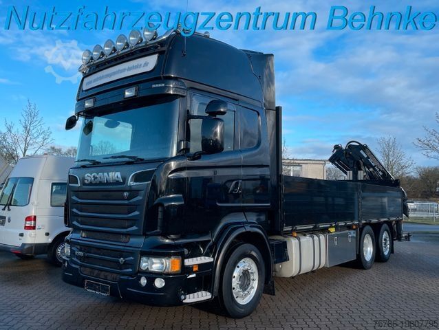 Бортовой грузовик SCANIA R 560 BL 6x2 / Highline/ Atlas 165.2E/ Funk/ E5