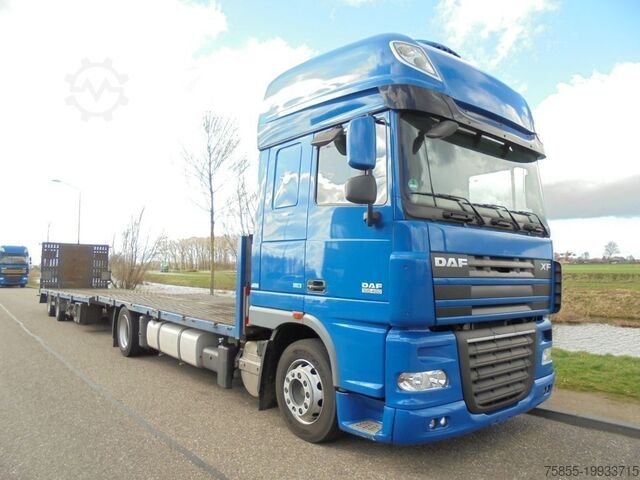 Платформенный трейлер DAF XF 105.460 SSC ATE / Platform  / Euro 5 / Intar...