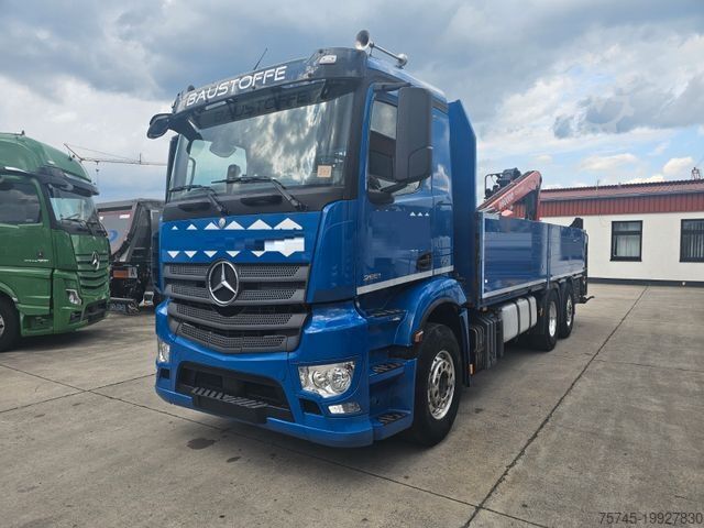 Бортовой грузовик MERCEDES-BENZ Antos 2551 * FASSI KRAN 20M * ACC * KLIMA