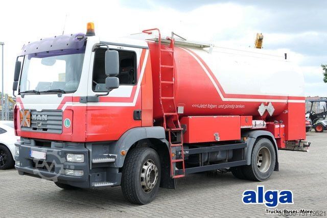 Автоцистерна MAN 18.280 TGM, 14m³, 3 Kammern, 2x Schlauchtrommel