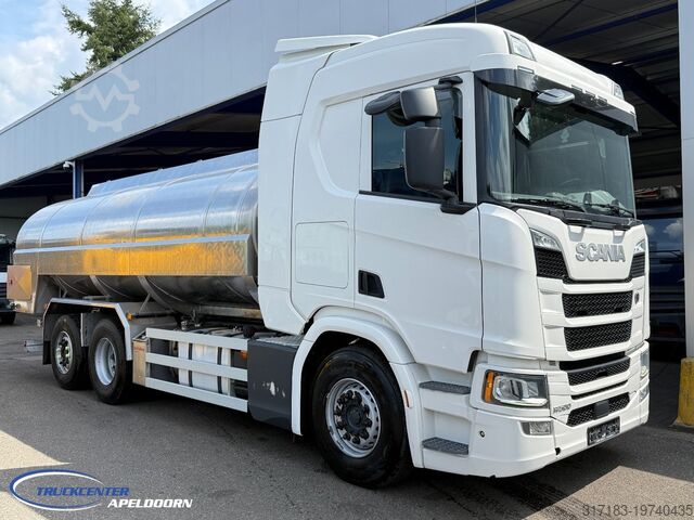 Танкер Scania R500 NGS 15000 Liter, Retarder, Stuuras, RVS ta...