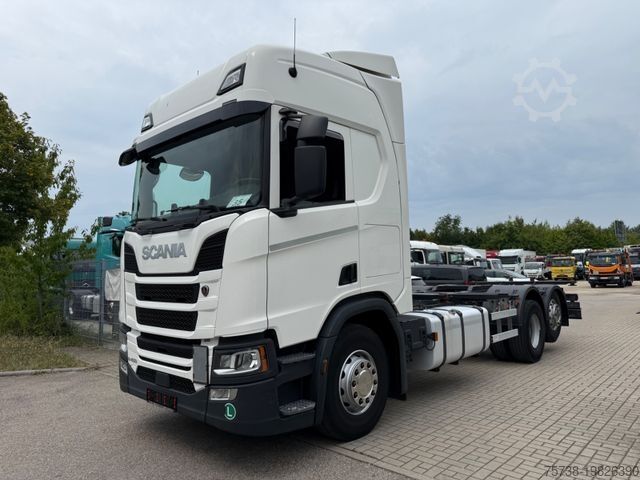 Автомобиль с заменяемым кузовом SCANIA R450 BDF/LENKACHSE/2xTank/Retarder/Standklima