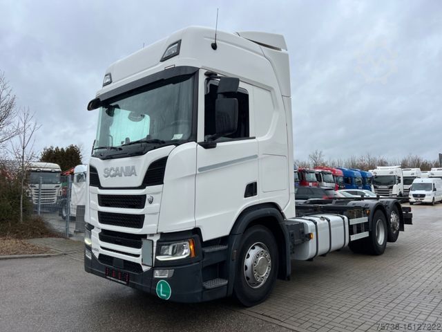 Автомобиль с заменяемым кузовом SCANIA R450 BDF/LENKACHSE/2xTank/Retarder/Standklima