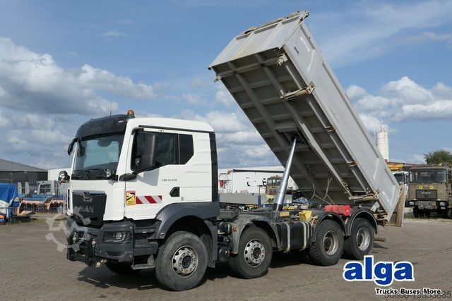 Самосвал MAN 41.470 TGS 8x4, Bordmatik, Anbauplatte, Kombitür