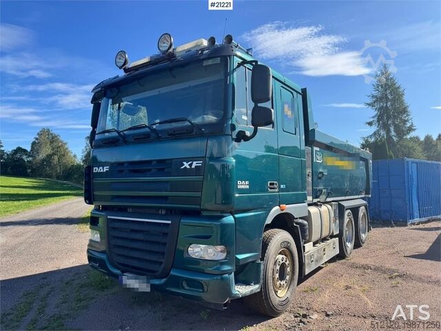 Самосвал DAF XF 105.460 6x4 Tipper Truck.