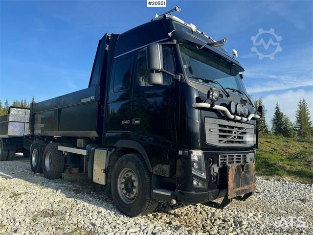 Самосвал Volvo Fh540 6x2 Plow rigged dump truck w/ underlying cut
