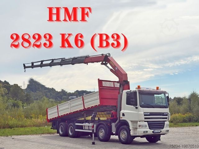 Самосвал DAF CF 85.380 * HMF 2823 K6 (B3) + FUNK * 8x4 * TOP