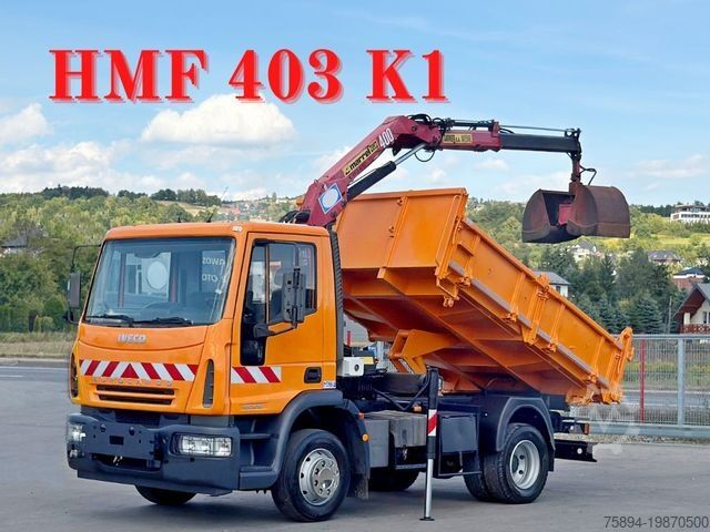 Самосвал IVECO EUROCARGO 120E18 * HMF 403 K1 * TOPZUSTAND